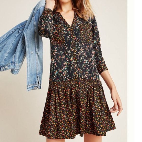 Anthropologie Dresses & Skirts - Anthropologie | Maeve Marlie Floral Tunic Dress